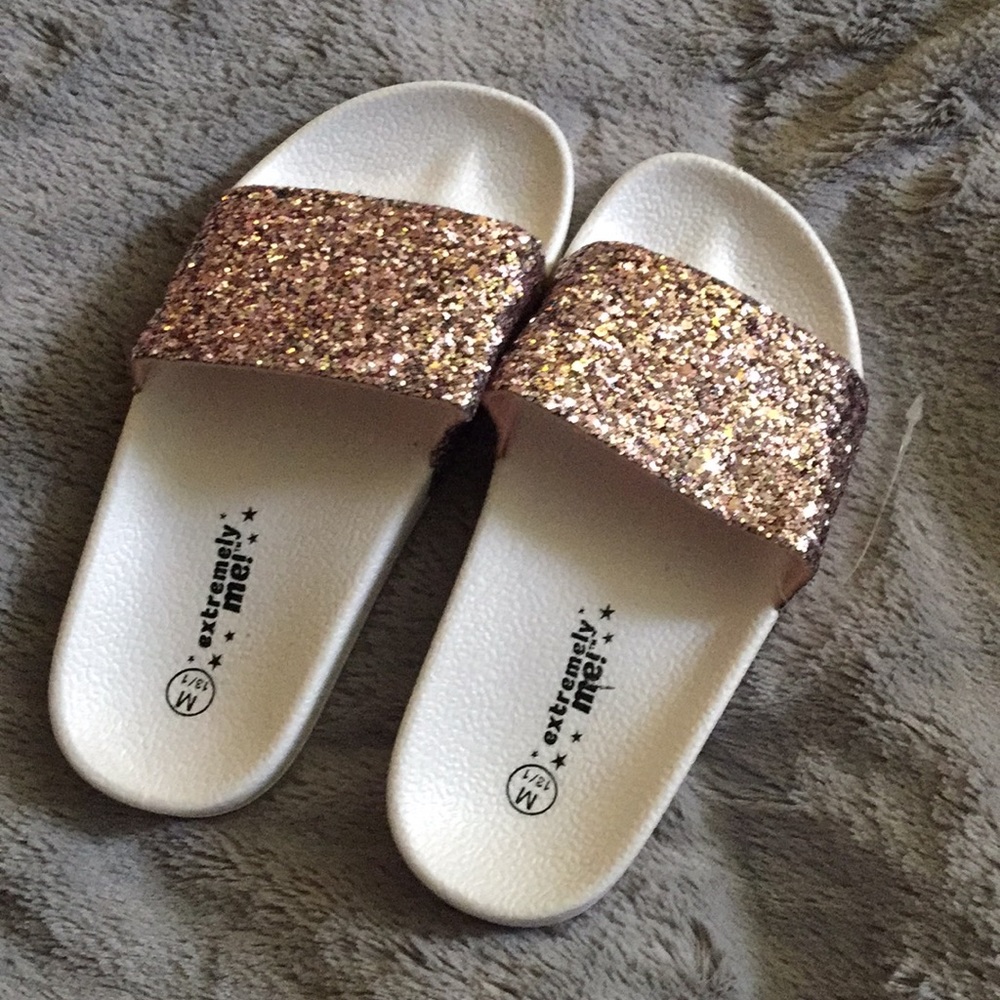 Glitter slides